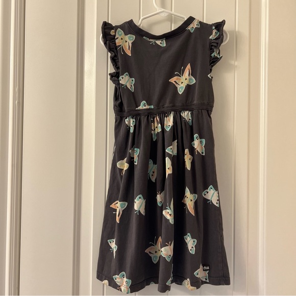Tea Collection • Butterfly Wrap Neck Dress • Size 6 - Picture 4 of 5